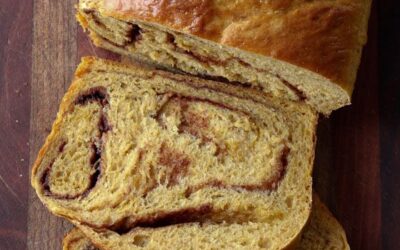 Pumpkin Cinnamon Swirl Bread