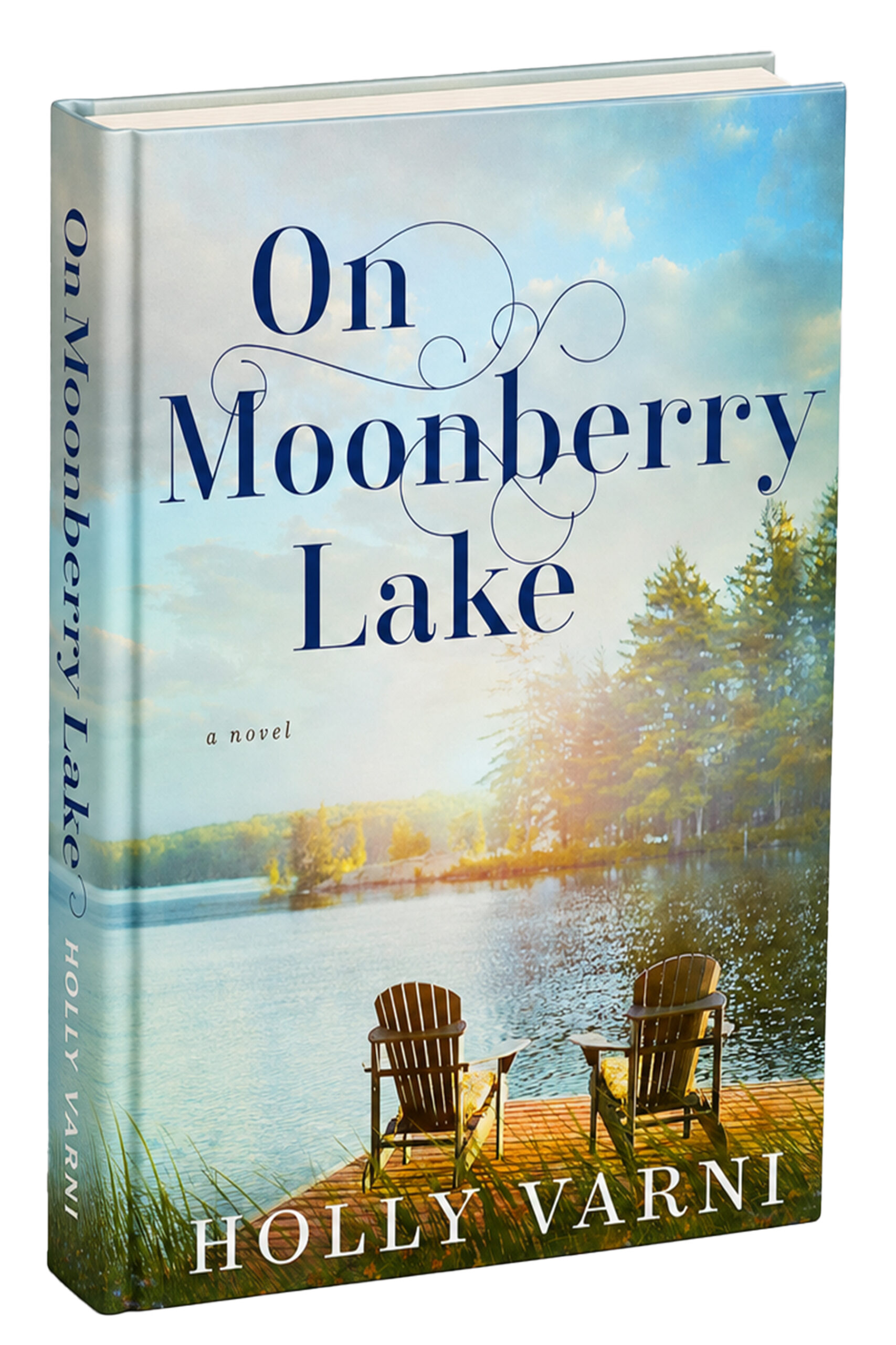 On Moonberry Lake 3D Mockup Hardcover